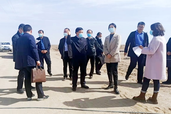 黨委書記、董事長(zhǎng)劉興斌到金塔縣調(diào)研